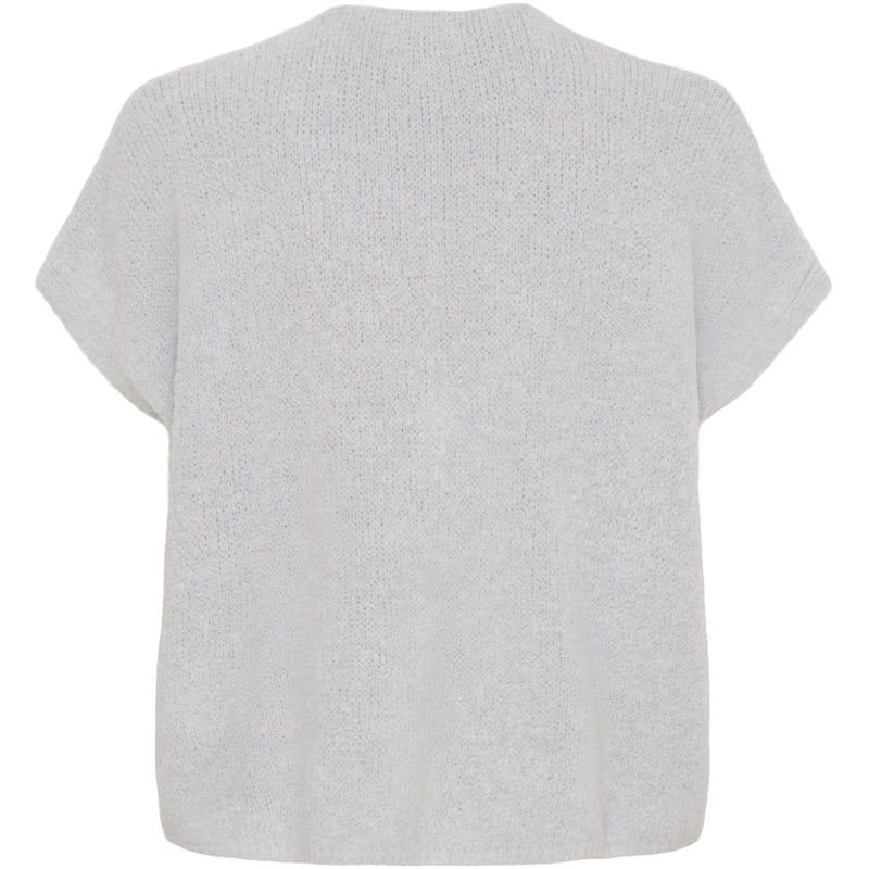 MARTA DU CHATEAU Marta du chateau dam stickad väst MdcCassia 24002 Knit Vest Light Grey