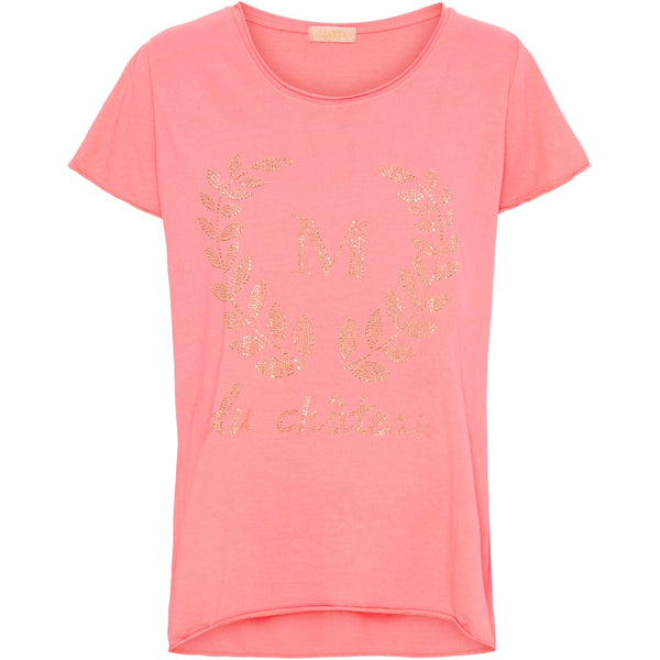 MARTA DU CHATEAU Marta du chateau dam t-shirt 1535 T-shirt SS Corallo