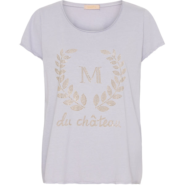 MARTA DU CHATEAU Marta du chateau dam t-shirt 1535 T-shirt SS grey