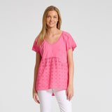 MARTA DU CHATEAU Marta du chateau dam t-shirt 41058 Restudsalg Fuxia