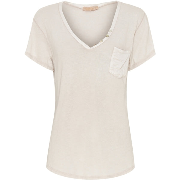 MARTA DU CHATEAU Marta du chateau dam t-shirt 8323 Restudsalg Beige1752