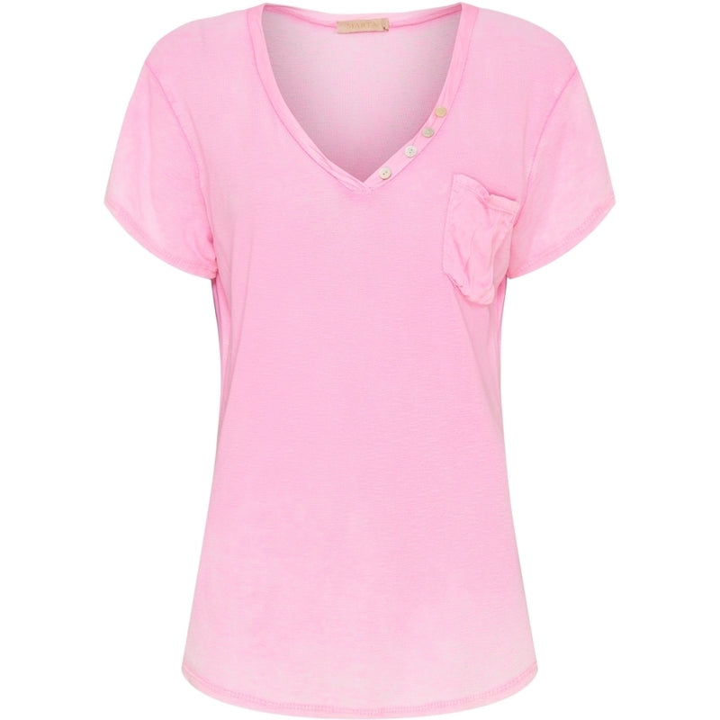 MARTA DU CHATEAU Marta du chateau dam t-shirt 8323 T-shirt Rosa Baby 3492