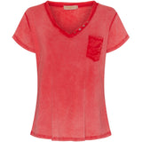 MARTA DU CHATEAU Marta du chateau dam t-shirt 8323 Restudsalg Rosso4539