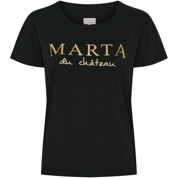 MARTA DU CHATEAU Marta du chateau dam t-shirt MT002 T-shirt Black