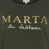 MARTA DU CHATEAU Marta du chateau dam t-shirt MT002 T-shirt Military