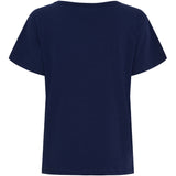 MARTA DU CHATEAU Marta du chateau dam t-shirt MT002 T-shirt Navy Blue