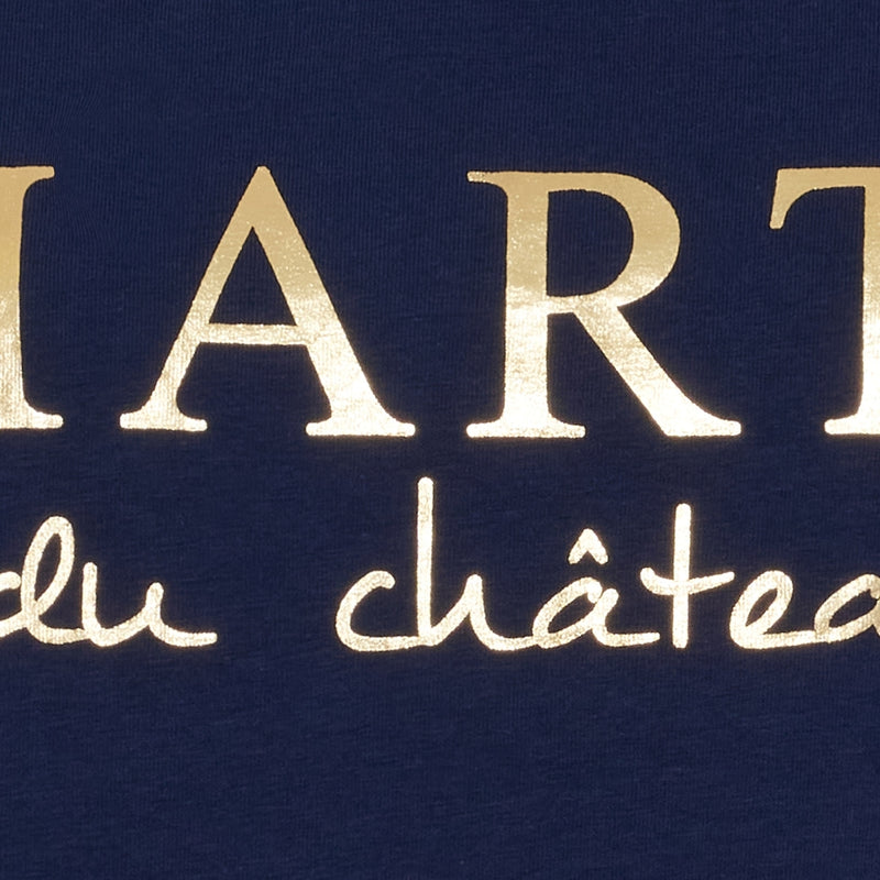 MARTA DU CHATEAU Marta du chateau dam t-shirt MT002 T-shirt Navy Blue
