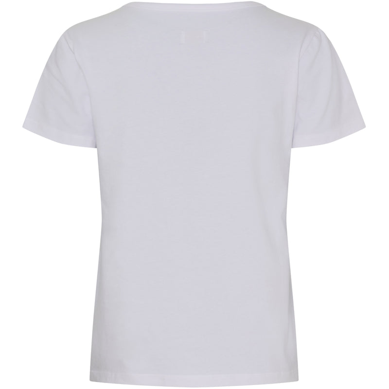 MARTA DU CHATEAU Marta du chateau dam t-shirt MT002 T-shirt Optisk White