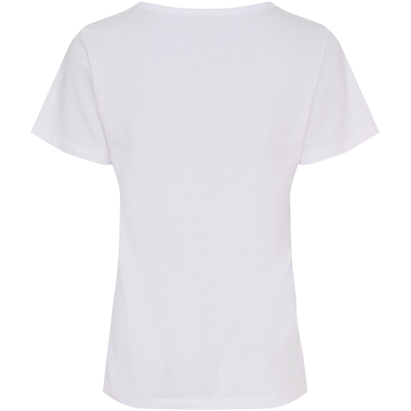 MARTA DU CHATEAU Marta du chateau dam t-shirt MT002 T-shirt Optisk White