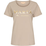 MARTA DU CHATEAU Marta du chateau dam t-shirt MT002 T-shirt Sand