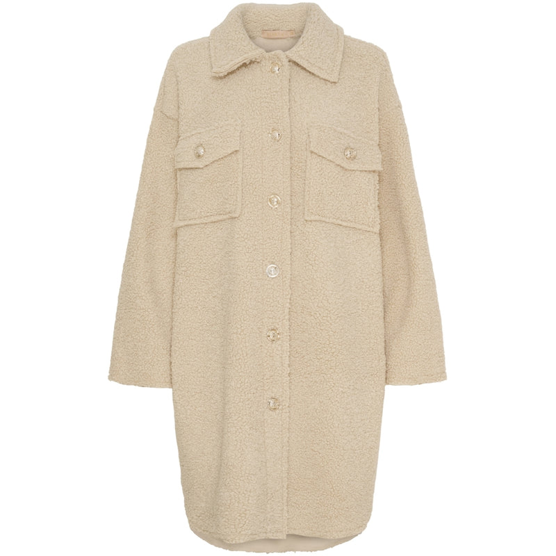 MARTA DU CHATEAU Marta du chateau dam teddy jacka MdcLois 21391 Jacket Beige