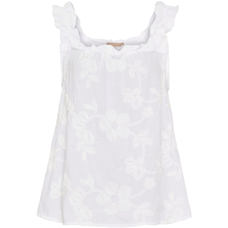 MARTA DU CHATEAU Marta du chateau dam topp MdcCassandra 7118 Top White