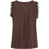MARTA DU CHATEAU Marta du chateau dam topp MdcHolly 258355 Top Cold brown