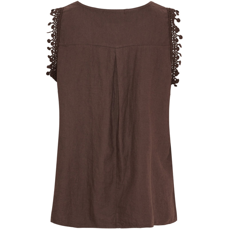 MARTA DU CHATEAU Marta du chateau dam topp MdcHolly 258355 Top Cold brown