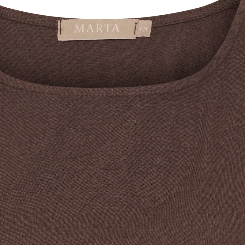 MARTA DU CHATEAU Marta du chateau dam topp MdcHolly 258355 Top Cold brown