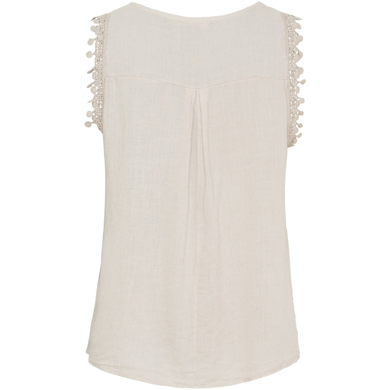 MARTA DU CHATEAU Marta du chateau dam topp MdcHolly 258355 Top Sabbia1752