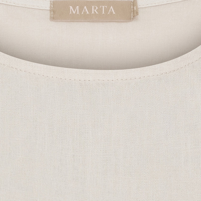 MARTA DU CHATEAU Marta du chateau dam topp MdcHolly 258355 Top Sabbia1752