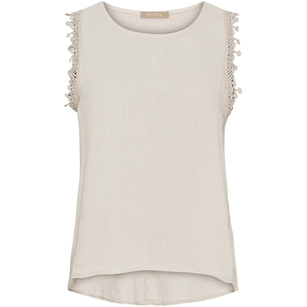 MARTA DU CHATEAU Marta du chateau dam topp MdcHolly 258355 Top Sabbia1752