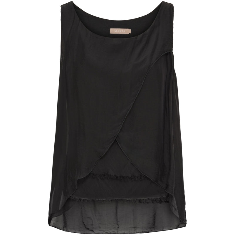 MARTA DU CHATEAU Marta du chateau dam topp MdcLaila 9119 Top Black