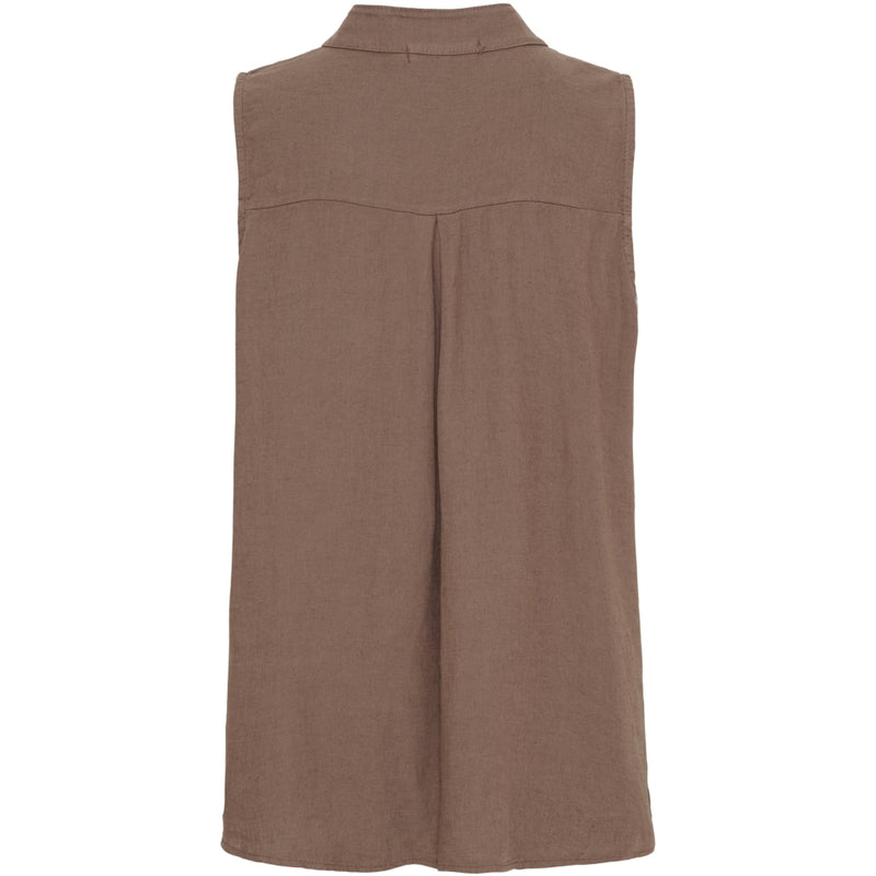 MARTA DU CHATEAU Marta du chateau dam topp MdcMalene 258356 Top Cold brown