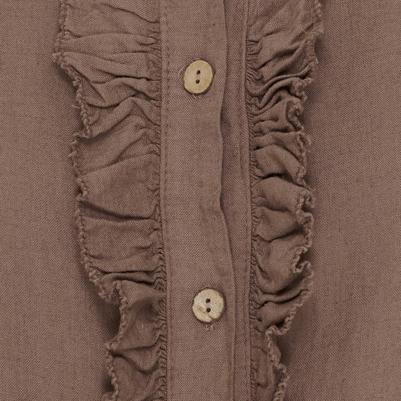 MARTA DU CHATEAU Marta du chateau dam topp MdcMalene 258356 Top Cold brown