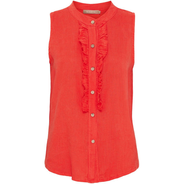 MARTA DU CHATEAU Marta du chateau dam topp MdcMalene 258356 Top Red5604