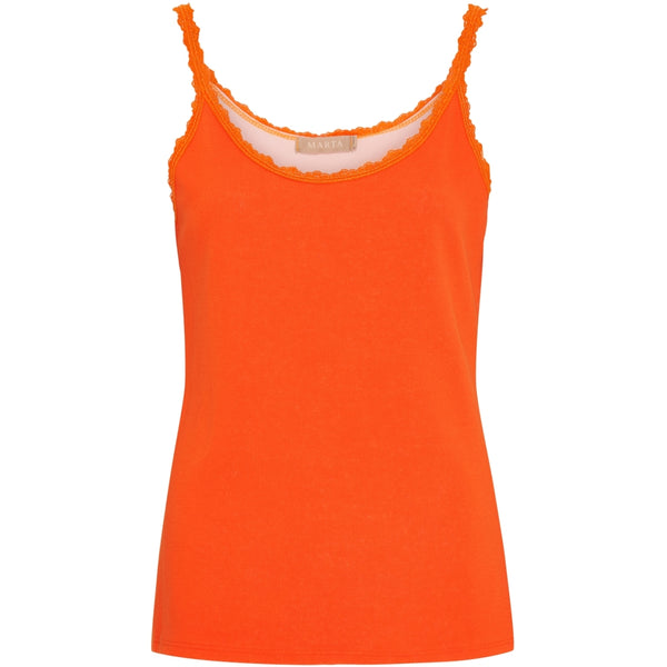 MARTA DU CHATEAU Marta du chateau dam topp MdcNoelie 258034 Top Arancio3355