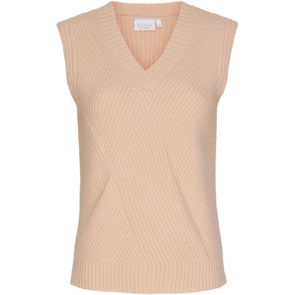 MARTA DU CHATEAU Marta du chateau dam väst aw268 Vest Beige