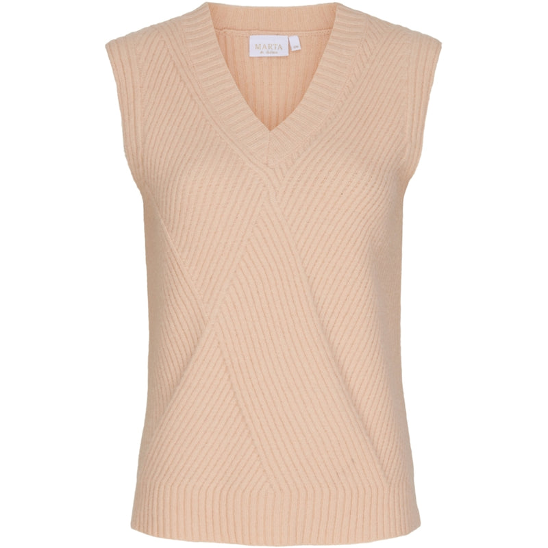 MARTA DU CHATEAU Marta du chateau dam väst aw268 Vest Beige