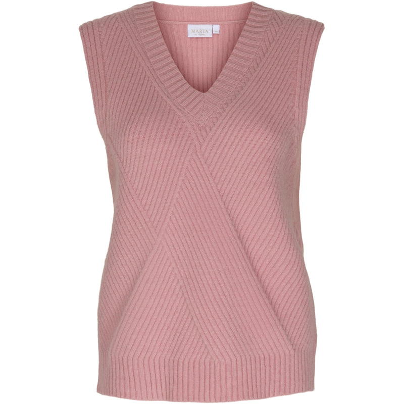 MARTA DU CHATEAU Marta du chateau dam väst aw268 Vest Rose