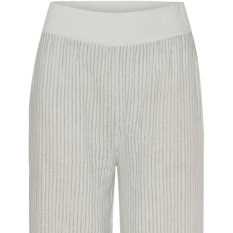 MARTA DU CHATEAU Marta Du Chateau dam byxor MdcAnette Pant Panna Grey Stripe