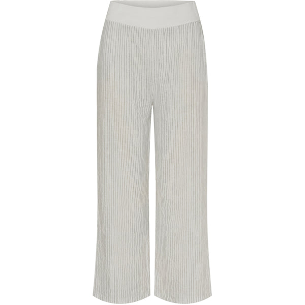 MARTA DU CHATEAU Marta Du Chateau dam byxor MdcAnette Pant Panna Grey Stripe