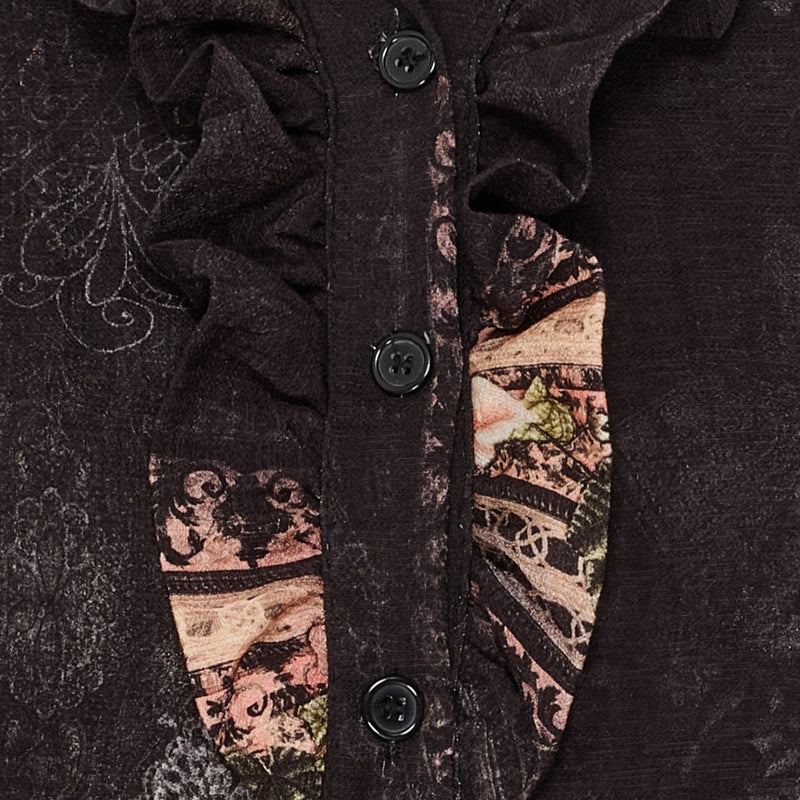 MARTA DU CHATEAU Marta du Chateau dam blus MdcJoceline 5891 Shirt Nero5295tpg