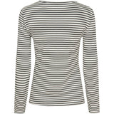 MARTA DU CHATEAU Marta du Chateau Dam långärmad T-Shirt MdcNancy 6111 LS Tee Black/White