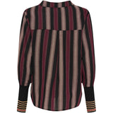 MARTA DU CHATEAU Marta du Chateau dam skjorta MdcPeyton 25161 Shirt Black/Bordeaux1