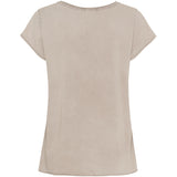 MARTA DU CHATEAU Marta du Chateau dam T-shirt MdcScarlett 3198 T-shirt Fango