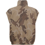 MARTA DU CHATEAU MdcSilver Vest Vest Beige camo