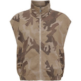 MARTA DU CHATEAU MdcSilver Vest Vest Beige camo