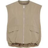MARTA DU CHATEAU MdcTanja Vest Vest Dark Beige