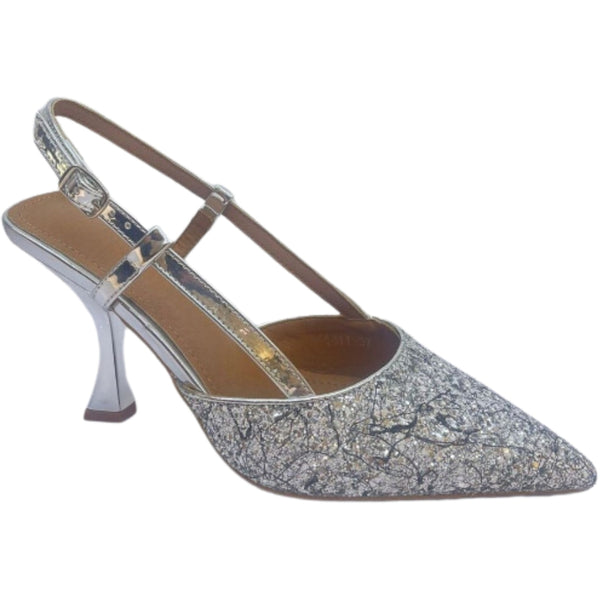 SHOES Michelle dame sko 1611 Shoes Silver