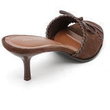 SHOES Milton dam klackskor 1519 Shoes Brown