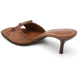 SHOES Milton dam klackskor 1519 Shoes Camel