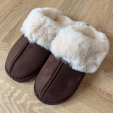 SHOES Molly inneskor YL-156 Indoor Slippers Dark Brown