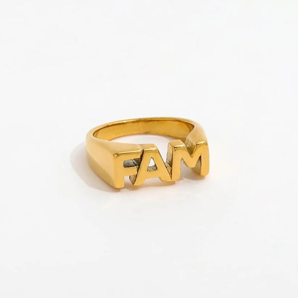 muun STUDIOS Muun Studios FAM Ring 18K Guldpläterad R088 Jewelry Guld