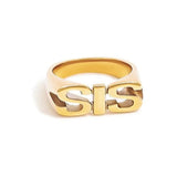 muun STUDIOS Muun Studios SIS Ring 18K Guldpläterad R049 Jewelry Guld