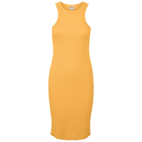 NOISY MAY NMMAYA S/L HALTER NECK DRESS Restudsalg Amber Yellow