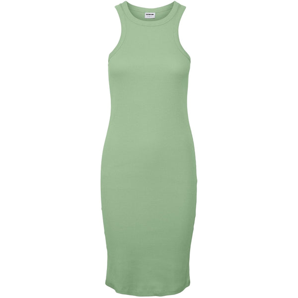 NOISY MAY NMMAYA S/L HALTER NECK DRESS Restudsalg Quiet Green