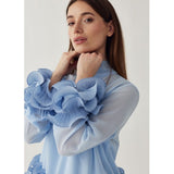 Noella NOELLA dam blus N-LATANIETTA Blouse Sky Blue