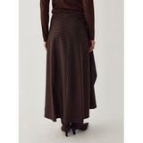 Noella NOELLA dam kjol N-MITTY Skirt Devana Brown Check