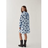 Noella NOELLA dam klänning N-LORENIA Dress Delice Blue Print